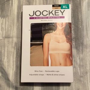 Jockey 2 pack seam free bralettes. New with ta